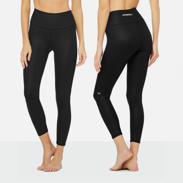 W5604R: 7/8 Hw Airbrush Legging Black