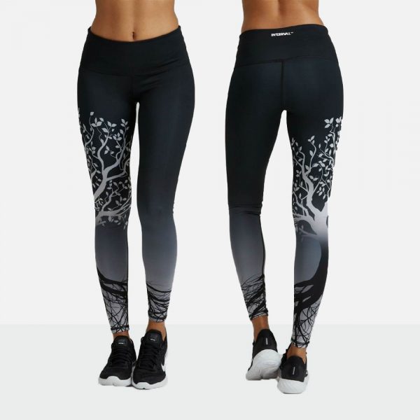 NY0116-OT/Tree of life ombre - black